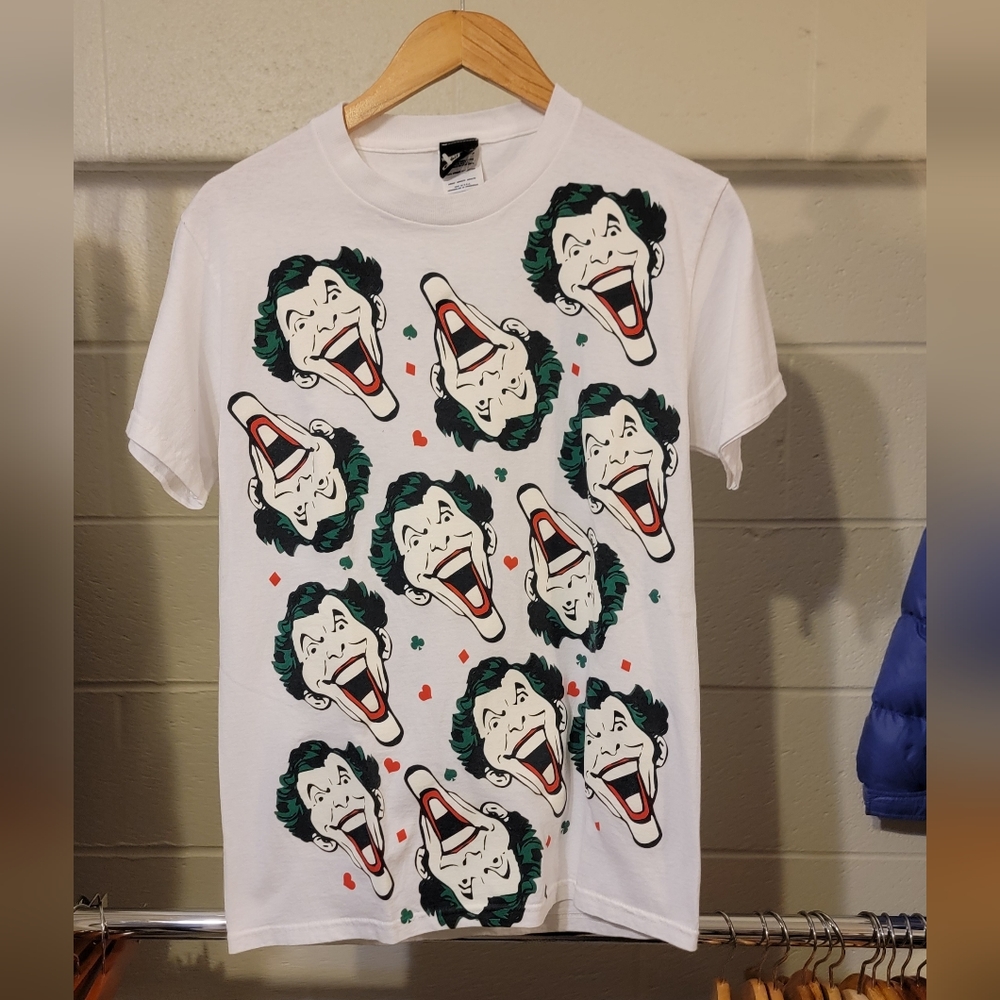 Joker Aop Y2k 2005 Batman Warner Bros Vintage Tee Shirt